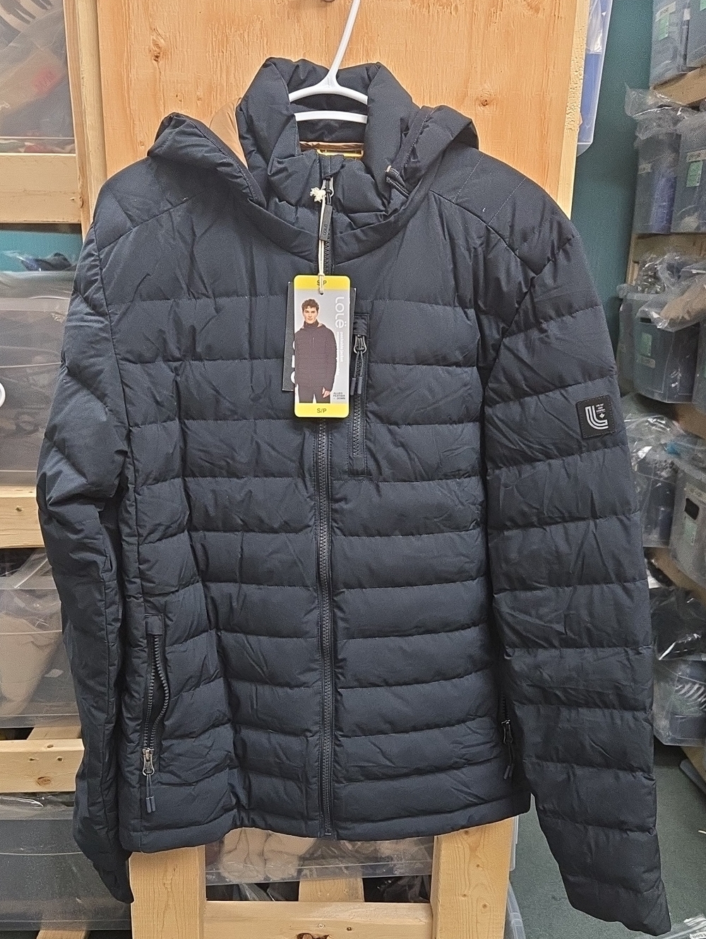 Lole Size S Black Packable Duck Down Puffer Jacket